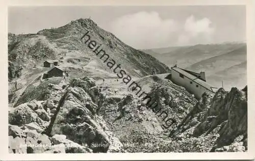 Innsbrucker Nordkettenbahn - Station Hafelekar - Foto-AK - Verlag Ritzer & Kofler Innsbruck