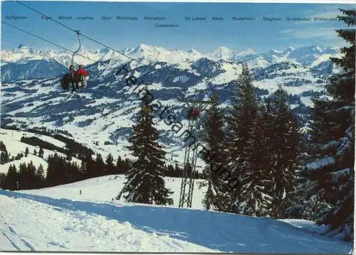 Aussicht vom Rellerigrat - AK Grossformat - gel. 1979