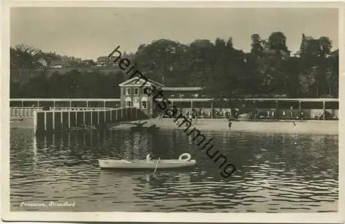 Lausanne - Strandbad - Foto-AK - Edition Guggenheum & Co. Zürich gel. 1936