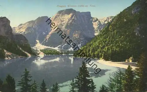 Pragser Wildsee ca. 1910 - Verlag John F. Amonn Bozen