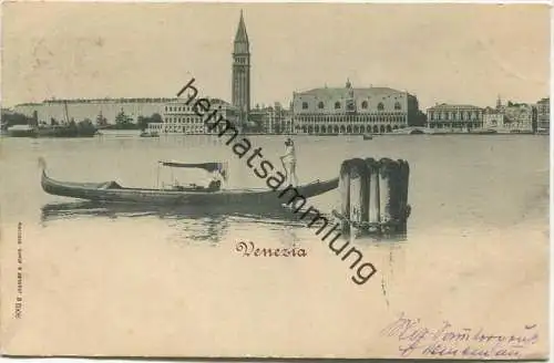 Venezia - Verlag Römmler & Jonas Dresden - gel. 1898