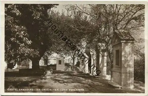 Castel Gandolfo - Via Crucis - Galleria Superiore - vera fotografia - gel. 1935