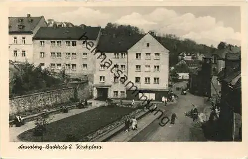 Annaberg-Buchholz - Kirchplatz - Foto-AK - Verlag R. Kallmer Zwickau gel. 1964