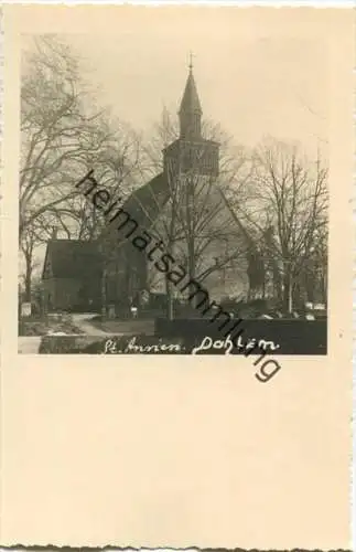 Berlin-Dahlem - St. Annen Kirche Foto-AK 30er Jahre