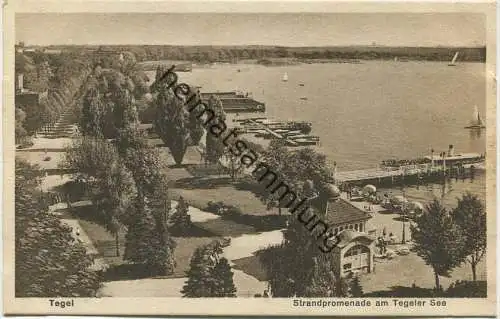 Berlin-Tegel - Strandpromenade - Verlag W. Meyerheim Berlin 1929