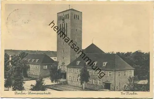 Berlin-Siemensstadt - Evangelische Kirche - Verlag J. Goldiner Berlin gel. 1936