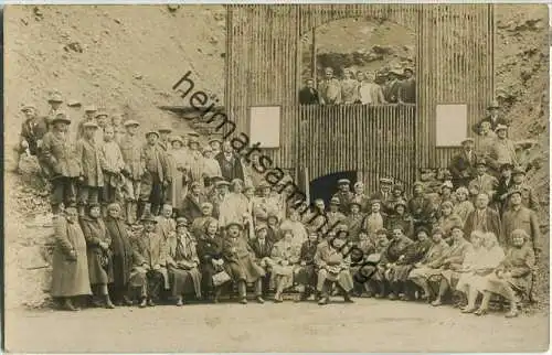 Demänovske Jaskyne - Besuchergruppe - Foto-Ansichtskarte