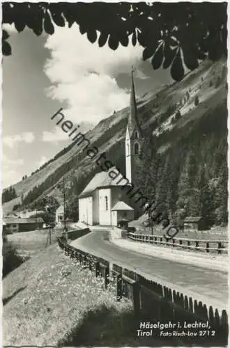 Häselgehr im Lechtal - Foto-AK - Verlag Risch-Lau Bregenz