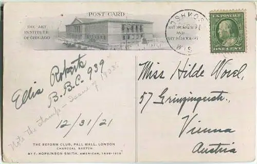 London - The Reform Club - Pall Mall - The Art Institute of Chicago