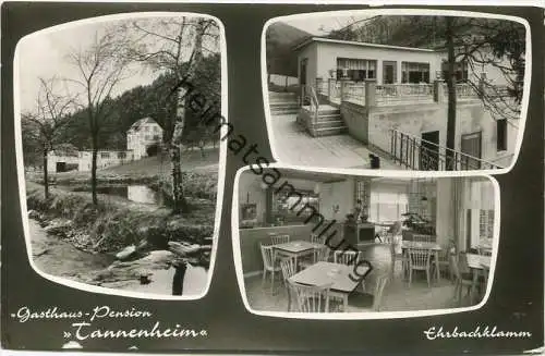 Oppenhausen - Ehrbachkamm - Gasthaus Pension Tannenheim Besitzer Schmehl - Verlag W. Scharbach Brodenbach - Foto-AK