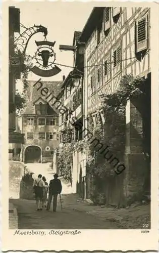 Meersburg - Steigstrasse - Foto-AK - Verlag Vahle Hagenau