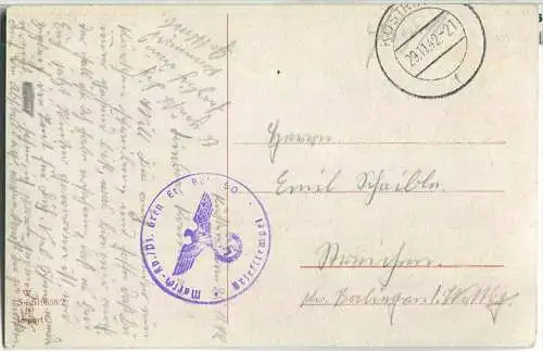 Tailing - Schlittenfahrt - Feldpost - Briefstempel