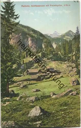 Maltatal - Veidlbaueralm mit Preimlspitze - Verlag Liebl Spittal