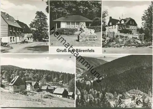 Bärenfels - Foto-AK Großformat - Verlag Bild und Heimat Reichenbach gel. 1983