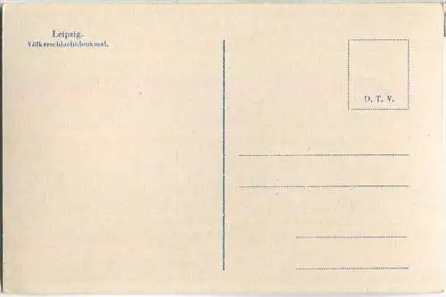 Leipzig - Völkerschlachtdenkmal - Verlag D. T. V.