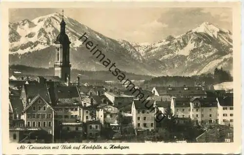 Alt-Traunstein - Foto-AK - Verlag G. Grainer Traunstein - Rückseite beschrieben 1951