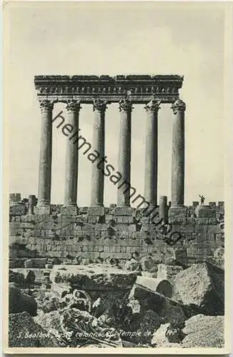 Libanon - Baalbek - Les 6 colonnes du Temple de Jupiter - Wakim Awad et Wadhi Salame Baalbek-Liban