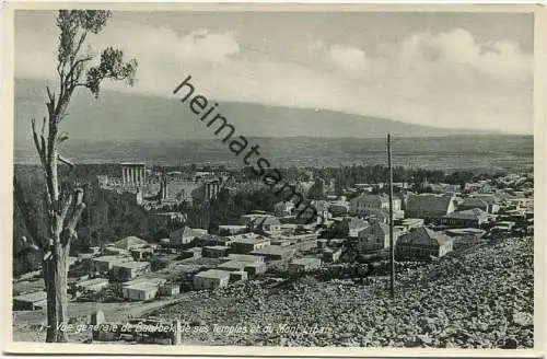Libanon - Vue generale de Baalbek de ses Temples et du Mont Liban - Wakim Awad Baalbek (Liban)
