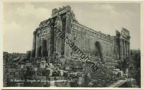 Libanon - Baalbek - Temple de Bacchus (cote est et sud) - Wakim Awad et Wadhi Salame Baalbek-Liban