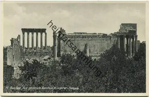 Libanon - Baalbek - Vue generale Bacchus et Jupiter-Temple - Wakim Awad et Wadhi Salame Baalbek-Liban