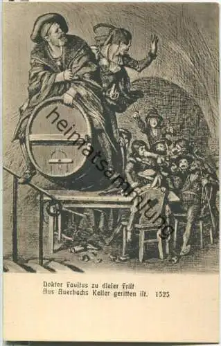 Leipzig - Auerbachs Keller - Doktor Faustus