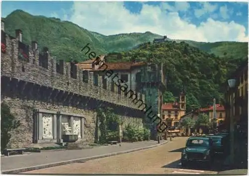 Bellinzona - Via Dogana e Piazza Indipendenza - AK Großformat