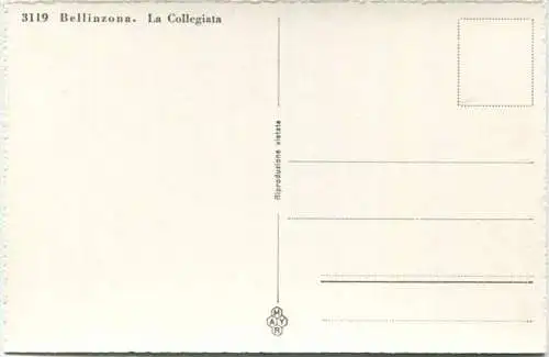 Bellinzona - La Collegiata - Foto-AK coloriert - Verlag Mayr