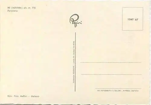 Re (Novara) - Panorama - AK Grossformat