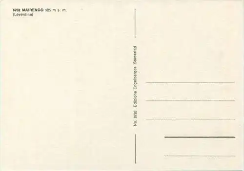 Mairengo (Leventina) - AK Großformat