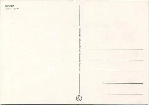 Bissone - Lago di Lugano - AK Grossformat