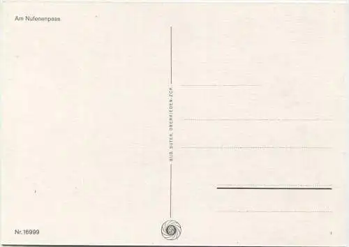 Nufenenpass - AK Grossformat