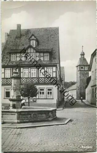 Rodach - Brunnen - Foto-Ansichtskarte