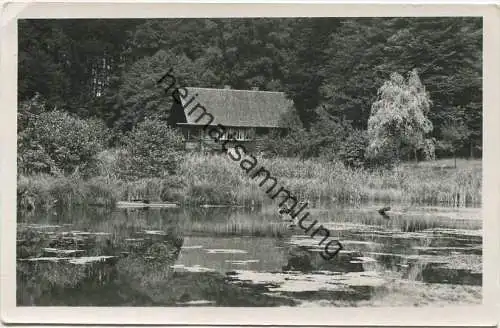 Boltenmühle - Blockhaus - Foto-AK Handabzug - Foto-Verlag Winkler Altruppin