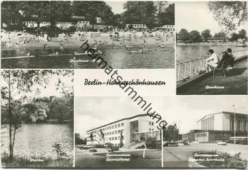 Berlin - Hohenschönhausen - Dynamo-Sporthalle - Sportzentrum - Orankesee - Foto-AK Grossformat - Planet-Verlag Berlin -