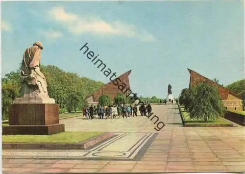 Berlin - Treptow - Sowjetisches Ehrenmal - AK Grossformat - VEB Bild und Heimat Reichenbach