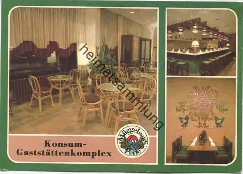 Berlin Friedrichshagen - Konsum-Gaststättenkomplex Müggelssperle - Eiscafé - Grillbar - Verlag Bild und Heimat Reichenba