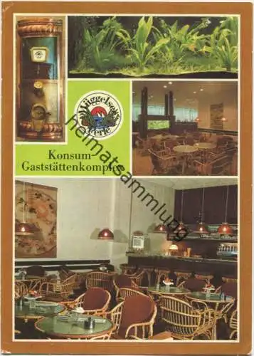 Berlin Friedrichshagen - Konsum-Gaststättenkomplex Müggelssperle - Cafe - Verlag Bild und Heimat Reichenbach