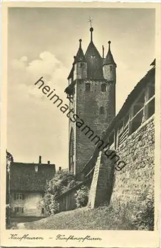 Kaufbeuren - Fünfknopfturm - Foto-AK - Verlag Schön Kaufbeuren - gel. 1942