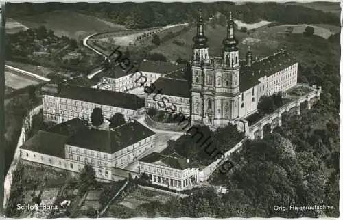 Schloss Banz - Fliegeraufnahme - Foto-Ansichtskarte