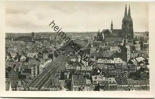 Köln - Totalansicht - Foto-AK 30er Jahre - Verlag I. W. B.