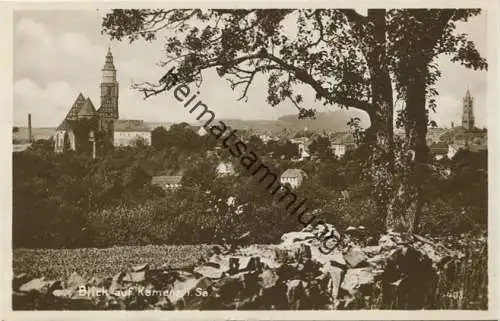 Blick auf Kamenz - Foto-AK - Stein Verlag Dresden