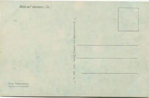 Blick auf Kamenz - Foto-AK - Stein Verlag Dresden