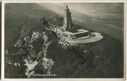 Kyffhäuser Denkmal - Luftbild - Foto-Ansichtskarte