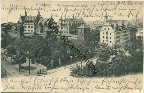 Nürnberg - Germanisches Museum gel. 1904