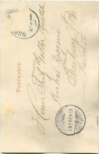 Nürnberg - Schöner Brunnen - Osterhase - Verlag Dr. Trenkler Co. Leipzig gel. 1900