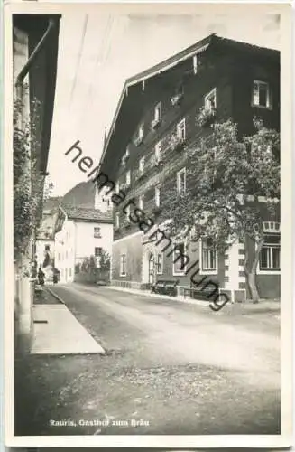 Rauris - Gasthof zum Bräu - Foto-Ansichtskarte