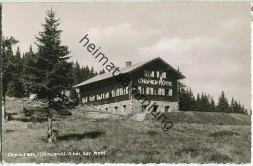 Chamer-Hütte - Foto-Ansichtskarte