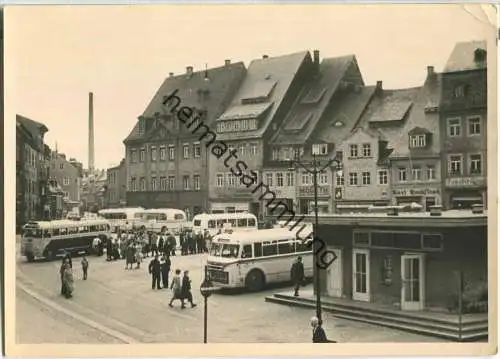 Mittweida - Markt - Busse - Foto ohne AK-Einteilung