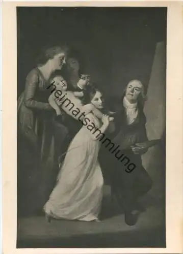 Joh. Fr. Aug. Tischbein - Familienbildnis des Künstlers - Leipzig - Museum der bildenden Künste - Foto-AK Grossformat
