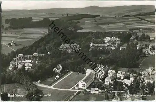 Bad Steben - Fliegeraufnahme - Foto-Ansichtskarte - Verlag Foto-Drechsel Bad Steben